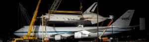 Enterprise being demated from the SCA