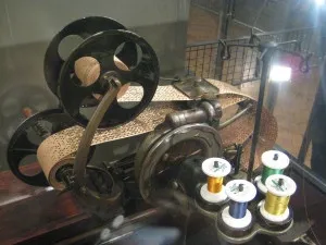Punchtape embroidery machine