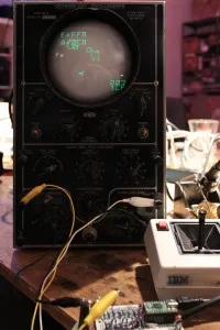 Space Rocks on the oscillograph