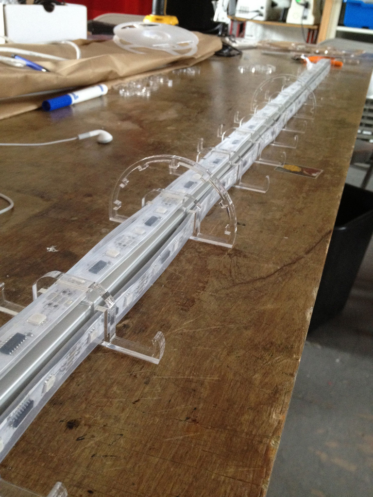 Clamps Strips Mounted