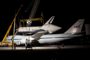 Demating Enterprise (OV101) from the SCA at JFK