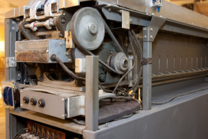 IBM 83 card sorter, drive motor