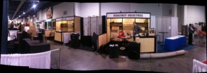 MakerBot CES booth panorama