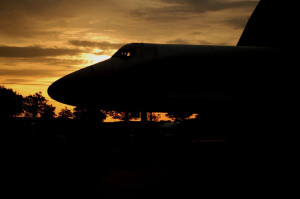 Pushback into Hangar 12