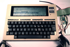 TRS80 Model 100 Retro hackaday