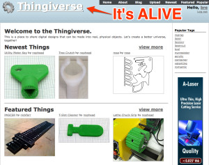 Thingiverse - Digital Designs for Physical Objects