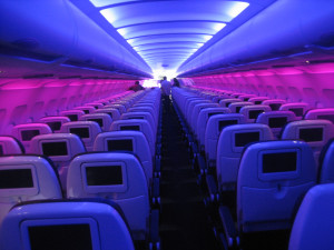 Virgin America Mood Lighting