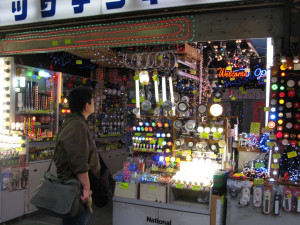 the shiniest stall in Akihabara