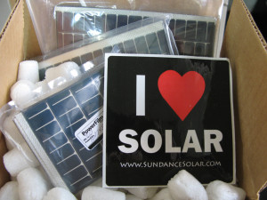 we got our solar panels!! finally!