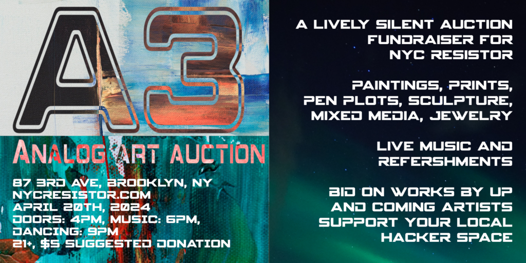 A3 Analog Art Auction Logo