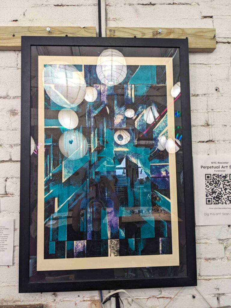 GRNCH pen plot on wall